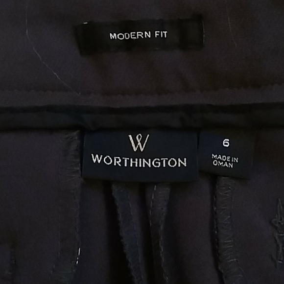 3 for $10 Worthington Dark Gray Dress Pants - Picture 6 of 9
